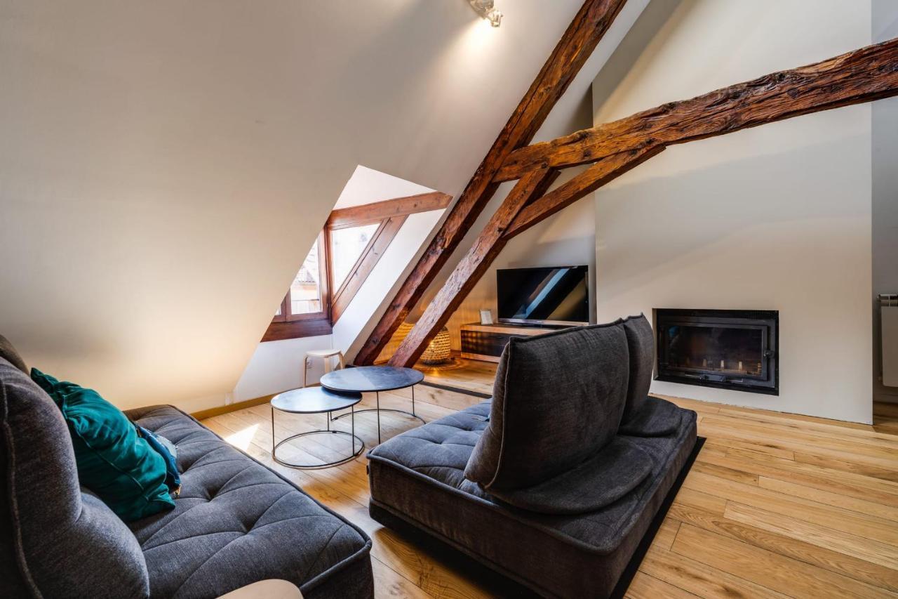 Le Septqatre - Grand Triplex Au Coeur De La Vieille Ville 阿讷西 外观 照片